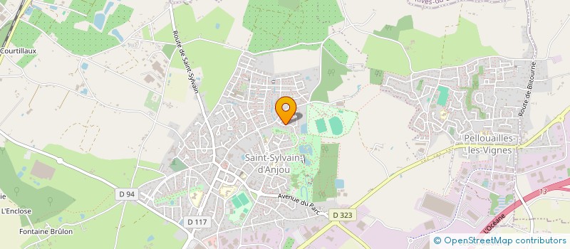 localisation de l'entreprise CHAMP 'ARDOISE  VERRIERES-EN-ANJOU