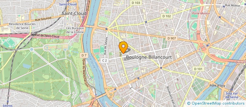 localisation de l'entreprise CHAMP CHENU à BOULOGNE-BILLANCOURT