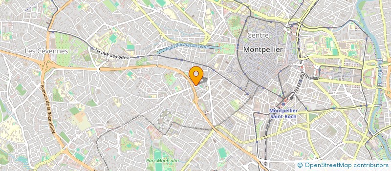 localisation de l'entreprise CHAMP COMMUN  MONTPELLIER
