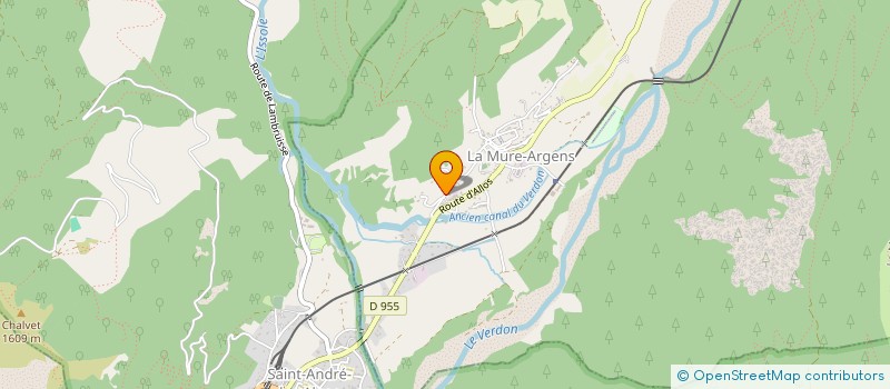 localisation de l'entreprise CHAMP CROUALE  SAINT-JULIEN-DU-VERDON