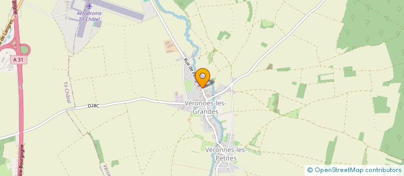 localisation de l'entreprise CHAMP D'ARCON  VERONNES