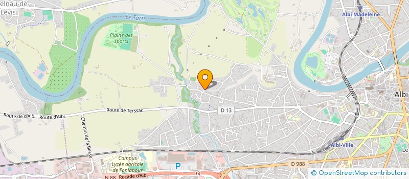 localisation de l'entreprise CHAMP D'AVOINE à ALBI