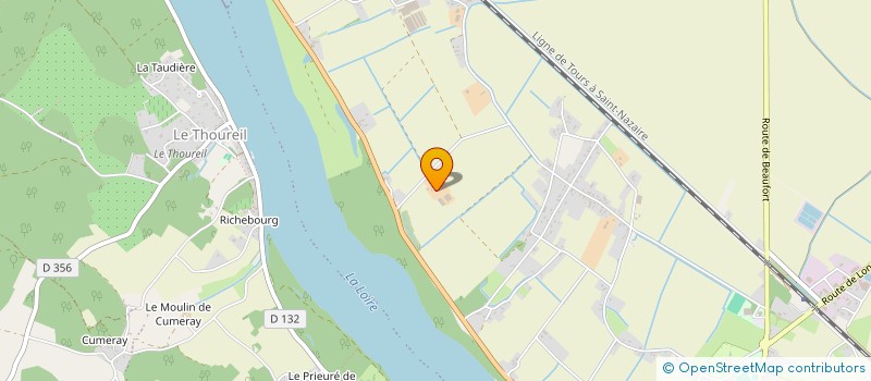 localisation de l'entreprise CHAMP D'OISEAUX à GENNES-VAL-DE-LOIRE