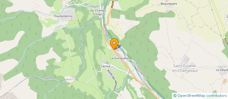 localisation de l'entreprise CHAMP D'OR  LA FARE-EN-CHAMPSAUR