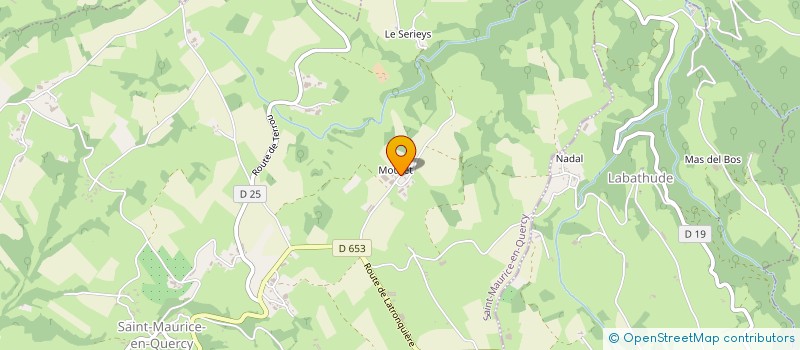 localisation de l'entreprise CHAMP DE CAPELARD  SAINT-MAURICE-EN-QUERCY