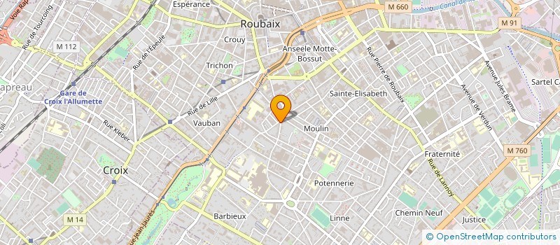 localisation de l'entreprise CHAMP DE CULTURES à ROUBAIX