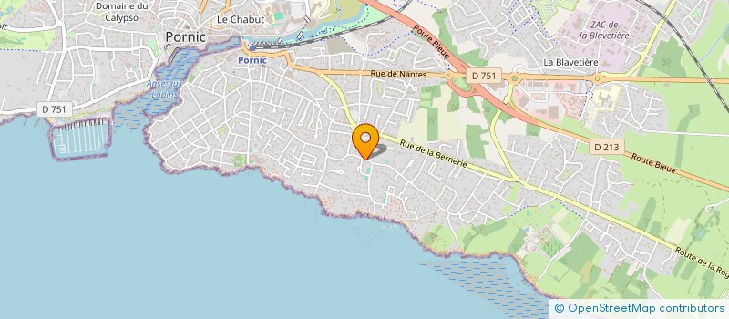 localisation de l'entreprise CHAMP DE LA DOUE  PORNIC