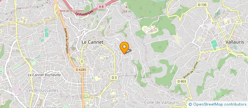 localisation de l'entreprise CHAMP DE MARS à LE CANNET