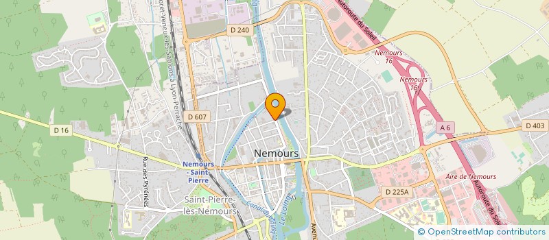 localisation de l'entreprise CHAMP DE MARS FORMATIONS  NEMOURS