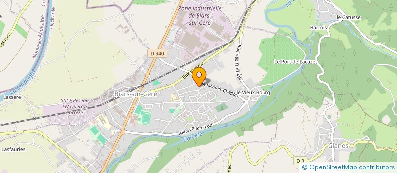 localisation de l'entreprise CHAMP DE MOE à BIARS-SUR-CERE