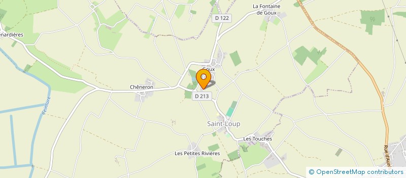 localisation de l'entreprise CHAMP DES ROCHERS  SAINT-LOUP
