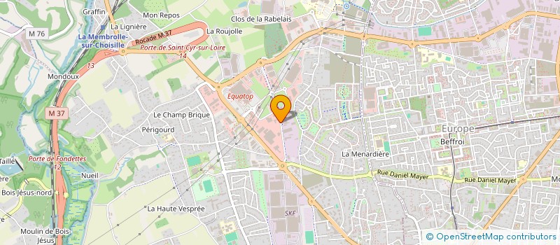 localisation de l'entreprise CHAMP EOLIEN DU MONT OISEAU  SAINT-CYR-SUR-LOIRE