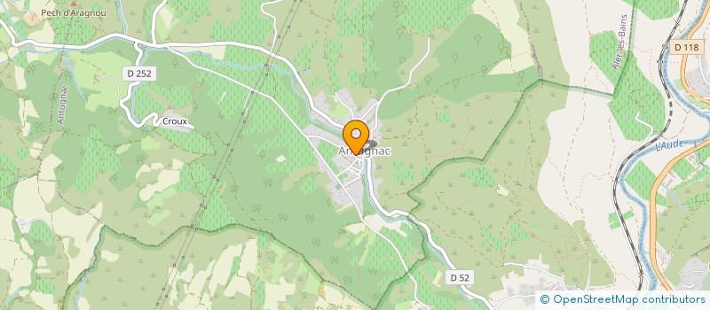 localisation de l'entreprise CHAMP'ETRE à RENNES-LE-CHATEAU