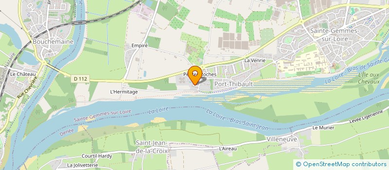 localisation de l'entreprise CHAMP FLEURI  SAINTE-GEMMES-SUR-LOIRE