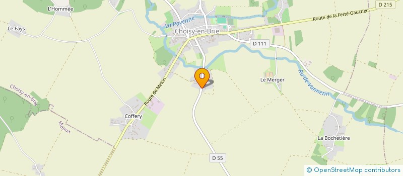 localisation de l'entreprise CHAMP GARNI  CHOISY-EN-BRIE