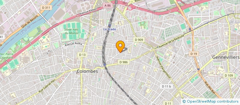 localisation de l'entreprise CHAMP' INVESTISSEMENT  COLOMBES