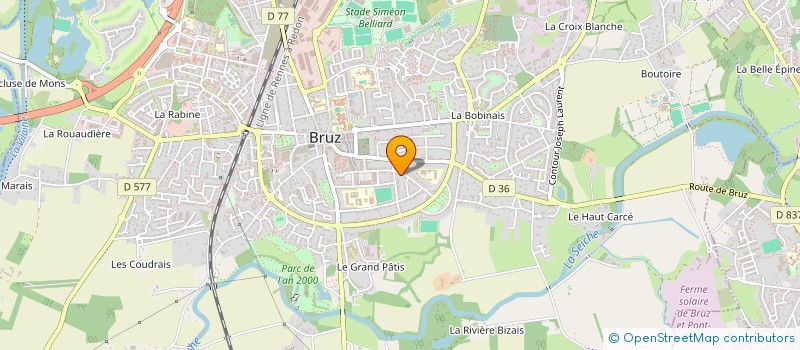 localisation de l'entreprise CHAMP - L'EVEQUE EN FETE  BRUZ