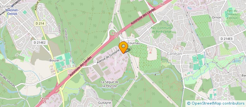 localisation de l'entreprise CHAMP LIBRE  CANEJAN