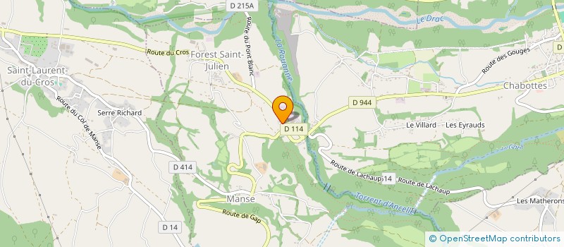 localisation de l'entreprise CHAMP LONG  SAINT-JEAN-SAINT-NICOLAS