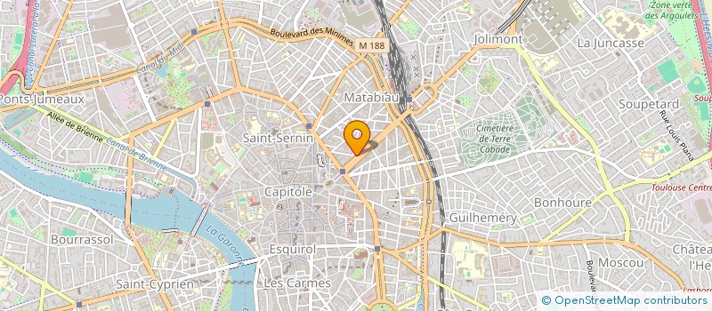 localisation de l'entreprise CHAMP & PAILLETTES  TOULOUSE