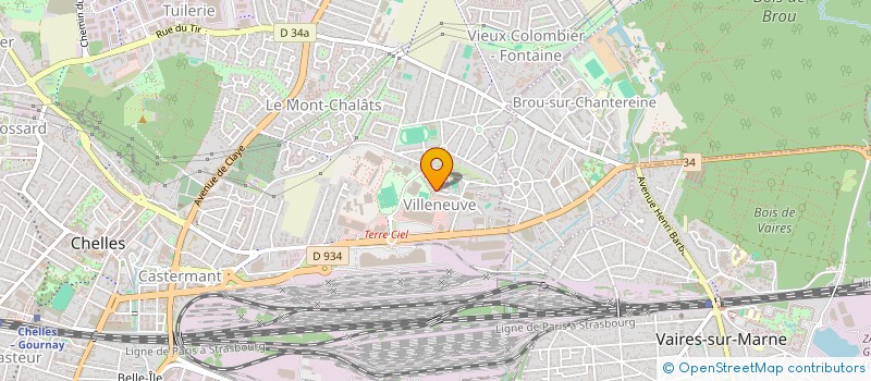 localisation de l'entreprise CHAMP-PIN  CHELLES