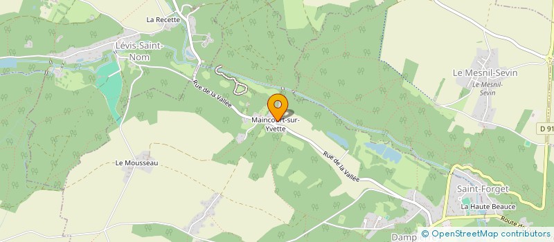 localisation de l'entreprise CHAMP REINE  DAMPIERRE-EN-YVELINES