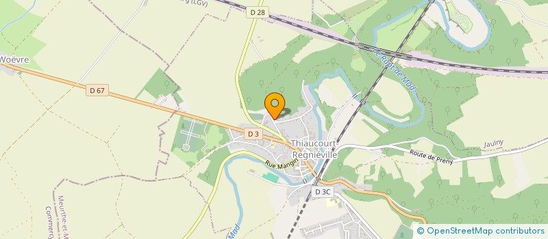 localisation de l'entreprise CHAMP THIEBAUT  THIAUCOURT-REGNIEVILLE