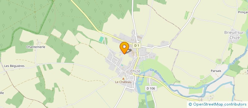 localisation de l'entreprise CHAMP TRELET  CHIZE