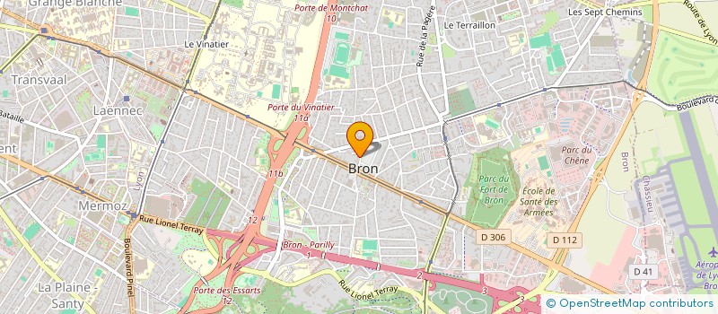 localisation de l'entreprise CHAMPAGN'INVEST VANOISE  BRON