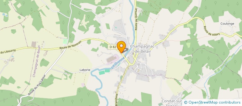 localisation de l'entreprise CHAMPAGNAC AGRI SERVICES à CHAMPAGNAC-DE-BELAIR