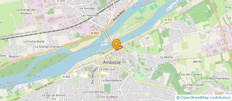 localisation de l'entreprise CHAMPAGNAC CORRECTION AUDITIVE à AMBOISE
