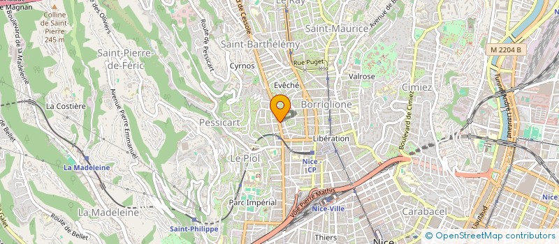 localisation de l'entreprise CHAMPAGNE à NICE