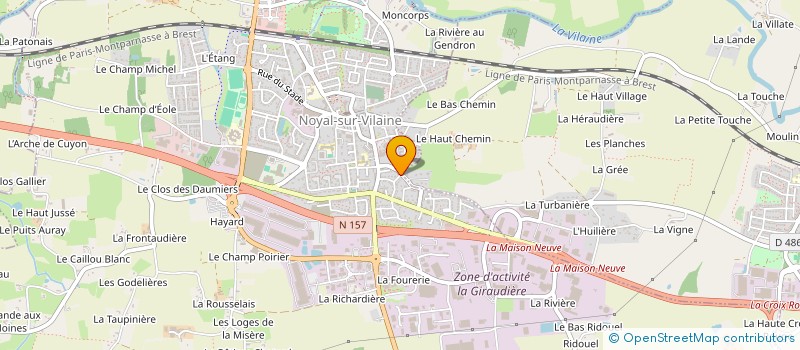 localisation de l'entreprise CHAMPAGNE  BRECE