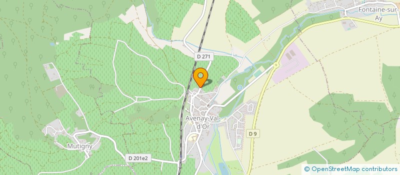 localisation de l'entreprise CHAMPAGNE A MERMILLOD  AVENAY-VAL-D'OR