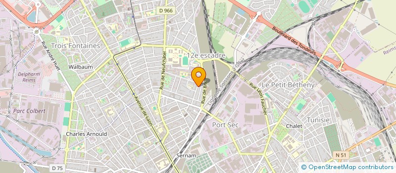 localisation de l'entreprise CHAMPAGNE AERO MODELE CLUB  REIMS