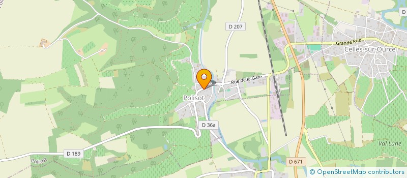 localisation de l'entreprise CHAMPAGNE ALINE JUVENELLE EARL  POLISY