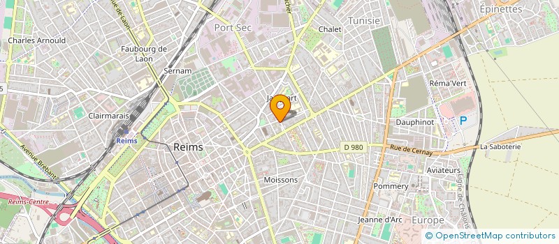 localisation de l'entreprise CHAMPAGNE ARDENNE BUSINESS CLUB  REIMS