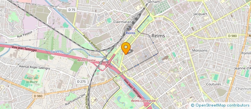 localisation de l'entreprise CHAMPAGNE ARDENNE CONSEIL  REIMS