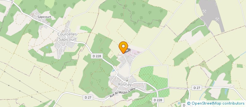 localisation de l'entreprise CHAMPAGNE AUBRY DUBOIS à ROSNAY