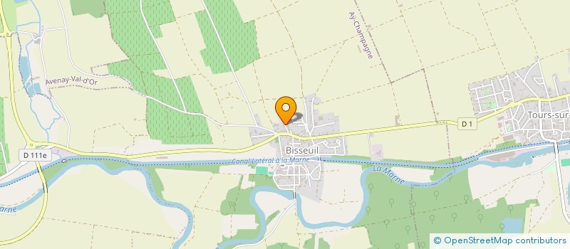 localisation de l'entreprise CHAMPAGNE BAUCHET à AY-CHAMPAGNE