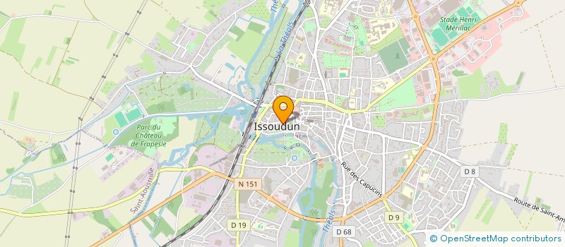 localisation de l'entreprise CHAMPAGNE BERRICHONNE PAYS D'ACCUEIL à ISSOUDUN
