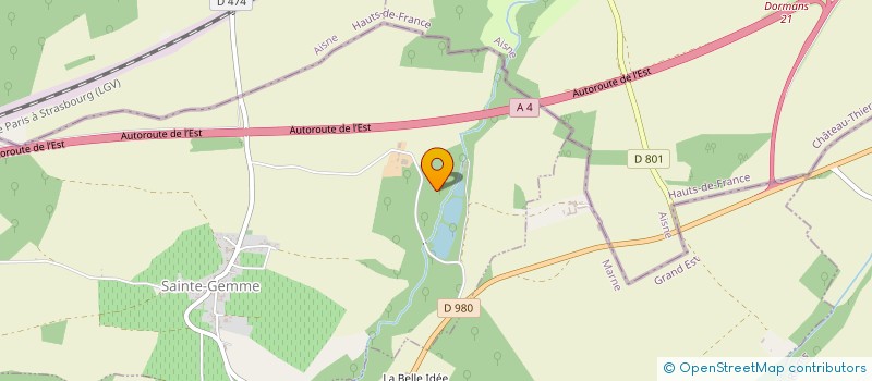 localisation de l'entreprise CHAMPAGNE BERTHELOT-PIOT  FESTIGNY