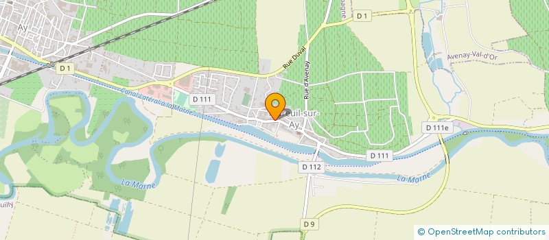 localisation de l'entreprise CHAMPAGNE BILLECART-SALMON  AY-CHAMPAGNE