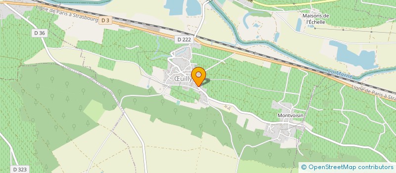 localisation de l'entreprise CHAMPAGNE BRUNO CEZ  UILLY