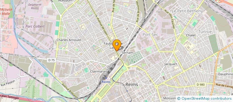localisation de l'entreprise CHAMPAGNE CAR  REIMS