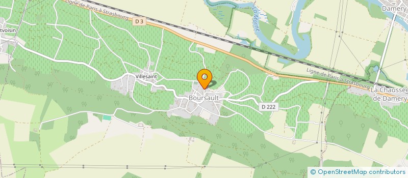 localisation de l'entreprise CHAMPAGNE CHATEAU DE BOURSAULT  BOURSAULT