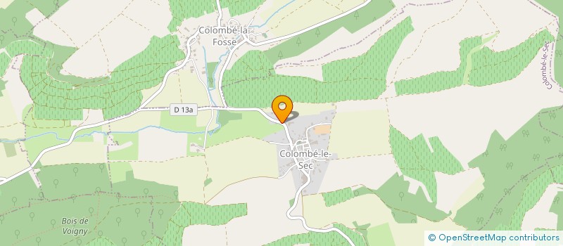 localisation de l'entreprise CHAMPAGNE CHRISTOPHE  COLOMBE-LE-SEC