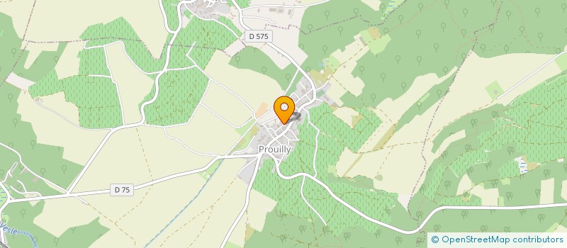 localisation de l'entreprise CHAMPAGNE CLEMENT BERTRAND  PROUILLY