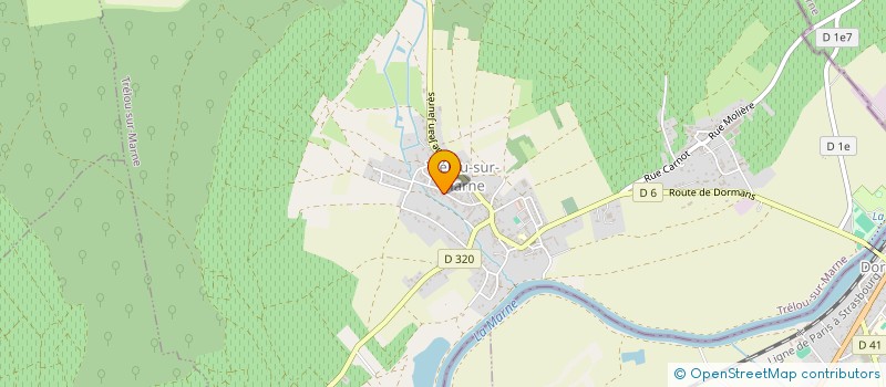 localisation de l'entreprise CHAMPAGNE COUVENT - LEMERY à TRELOU-SUR-MARNE