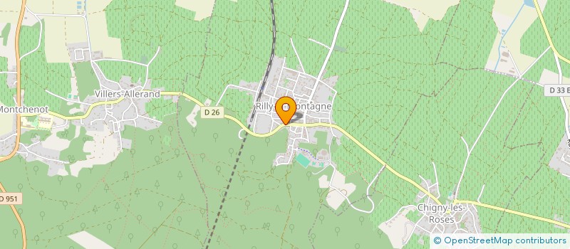 localisation de l'entreprise CHAMPAGNE DANIEL ADAM & FILS  RILLY-LA-MONTAGNE